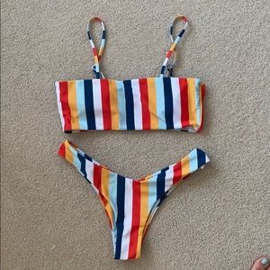 Stripped bikini!